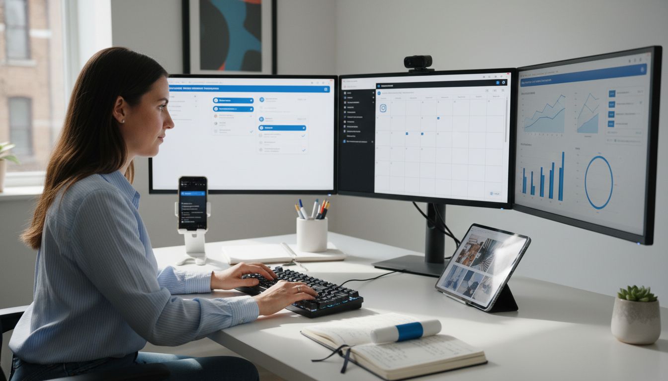influencer automation workspace