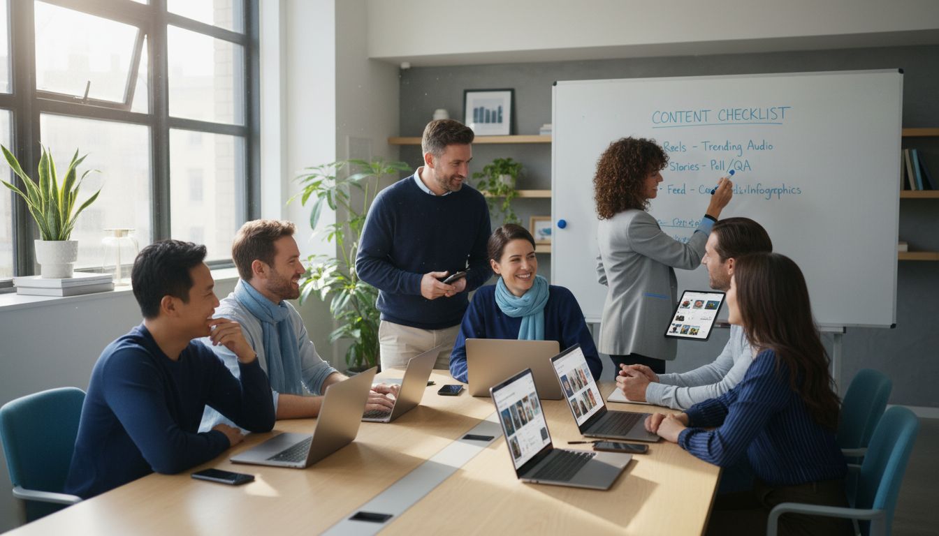 instagram planning teamwork