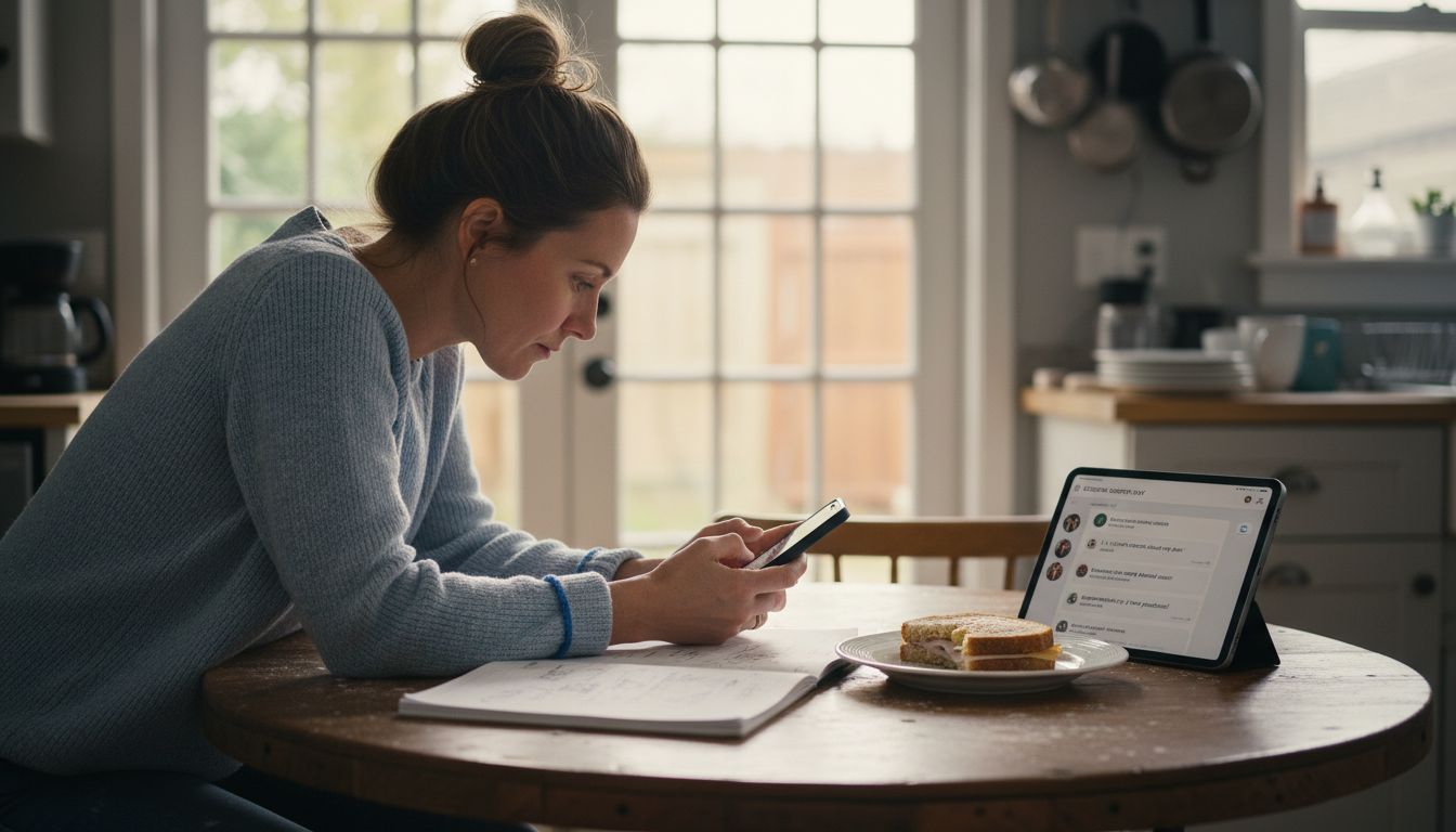 Seller answering DMs about Instagram products