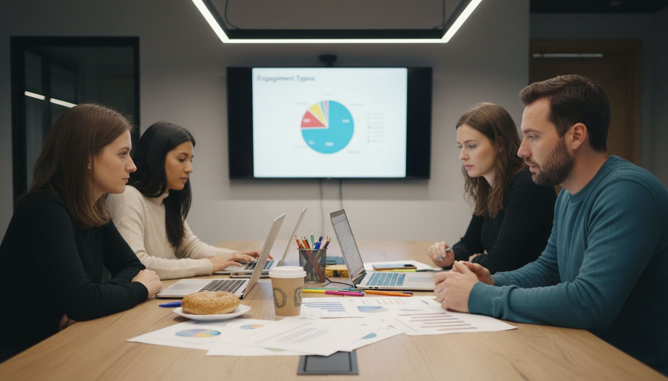 Team planning Instagram engagement strategies