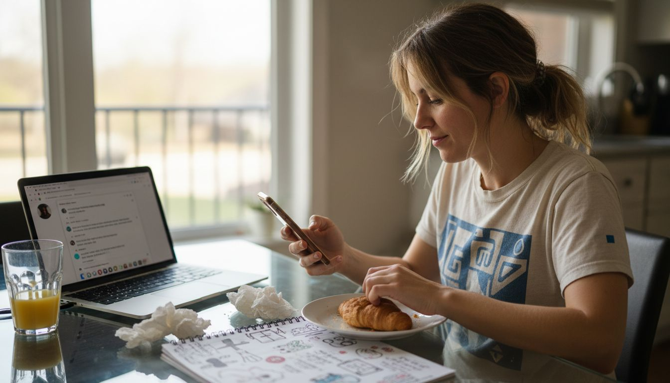 Content creator replying to follower messages