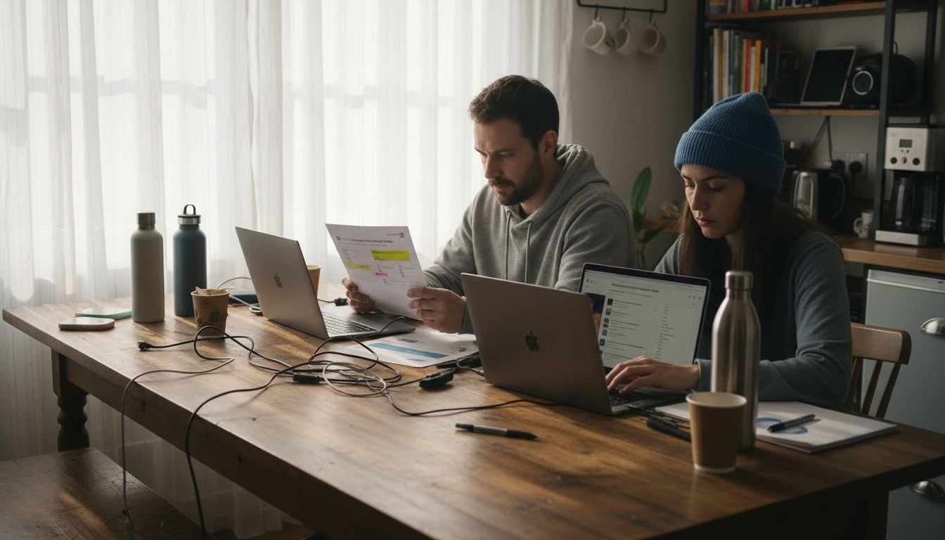 Creators comparing engagement tool dashboards