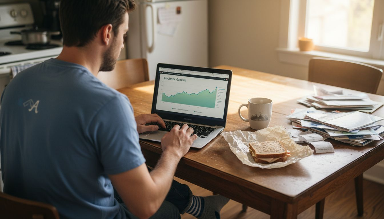 Influencer analyzing Instagram DM data
