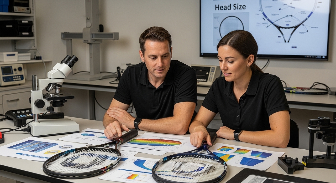 tennis racket head size