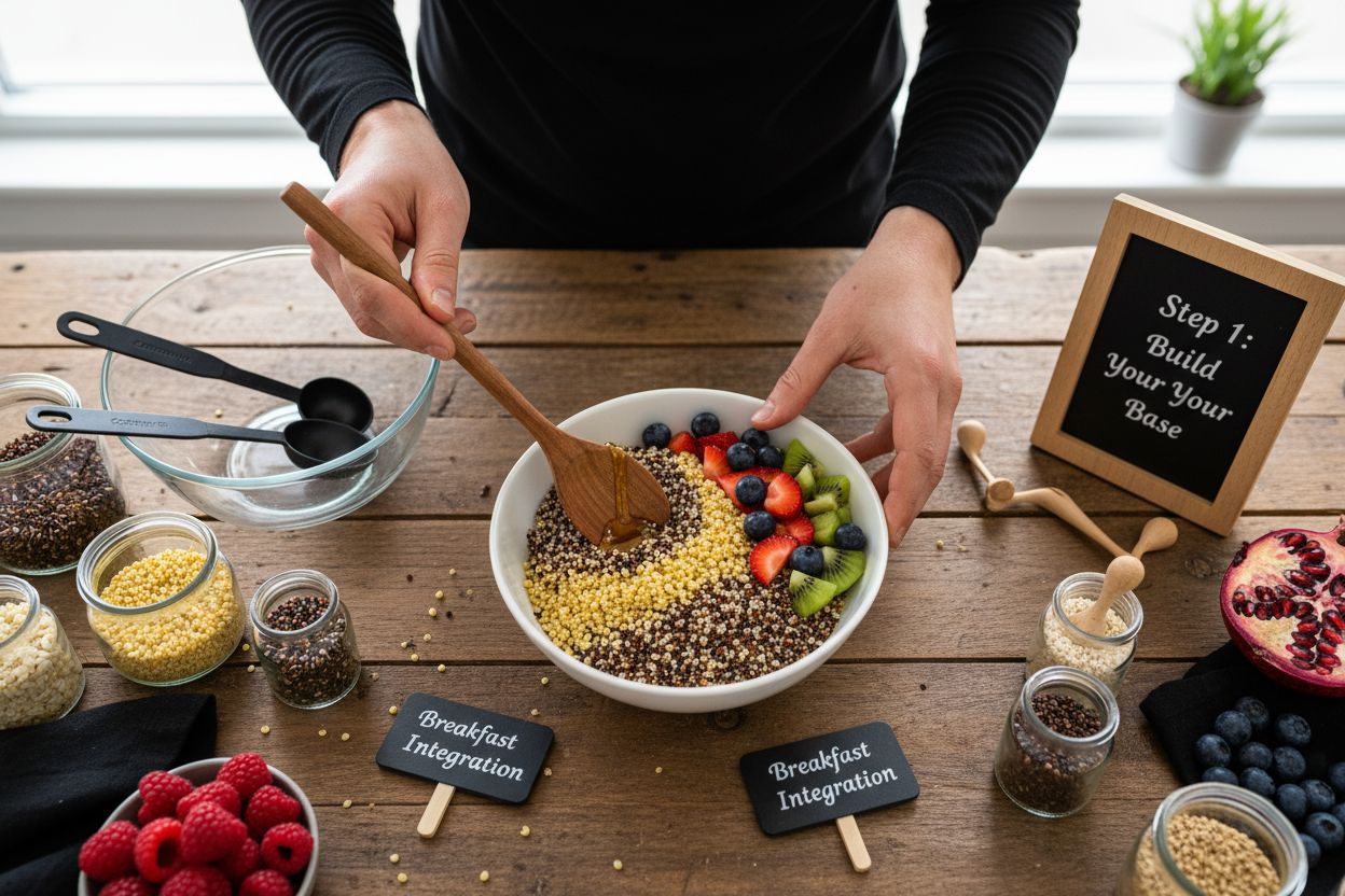 ancient grain breakfast bowl