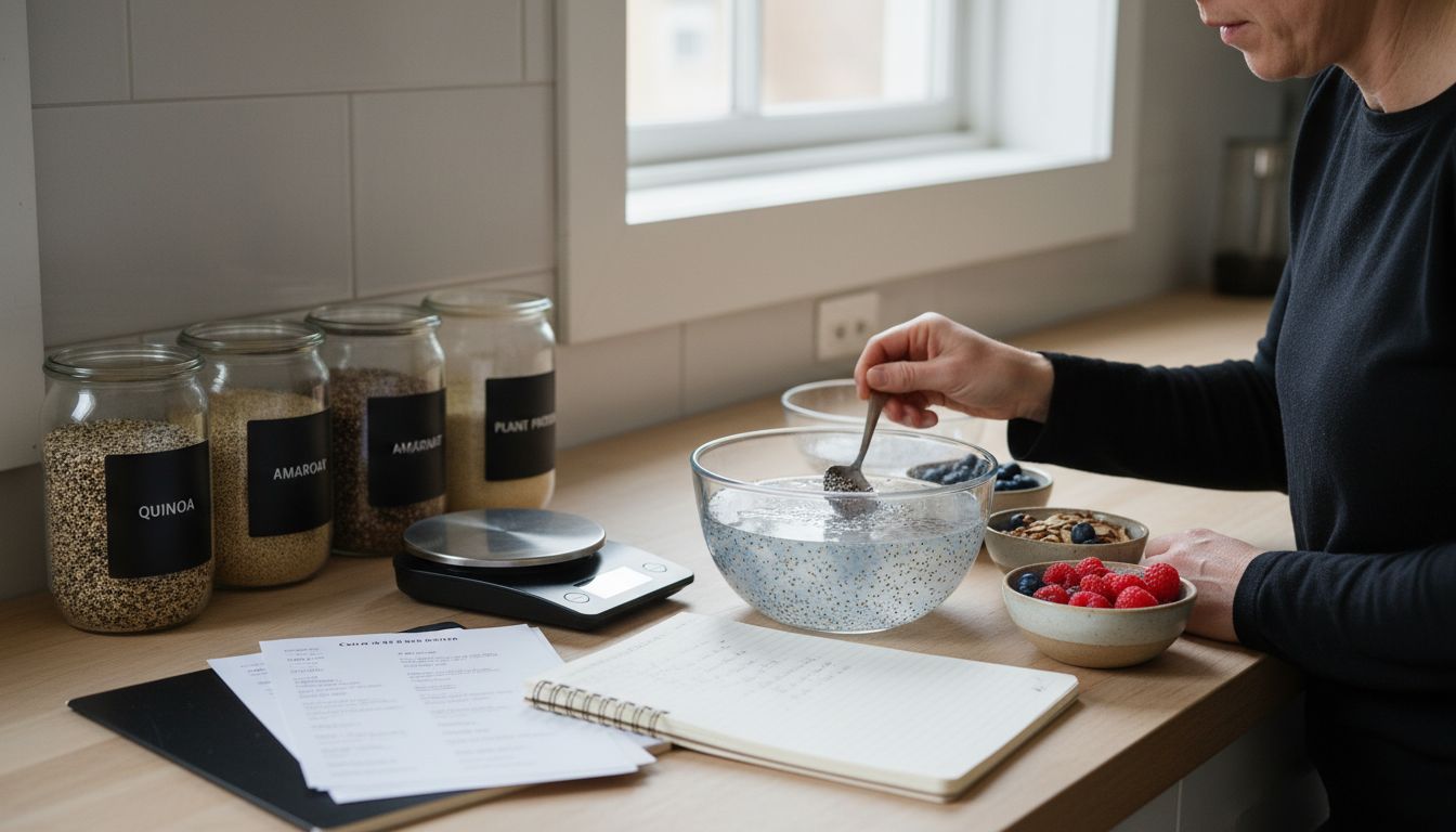 porridge ingredient prep