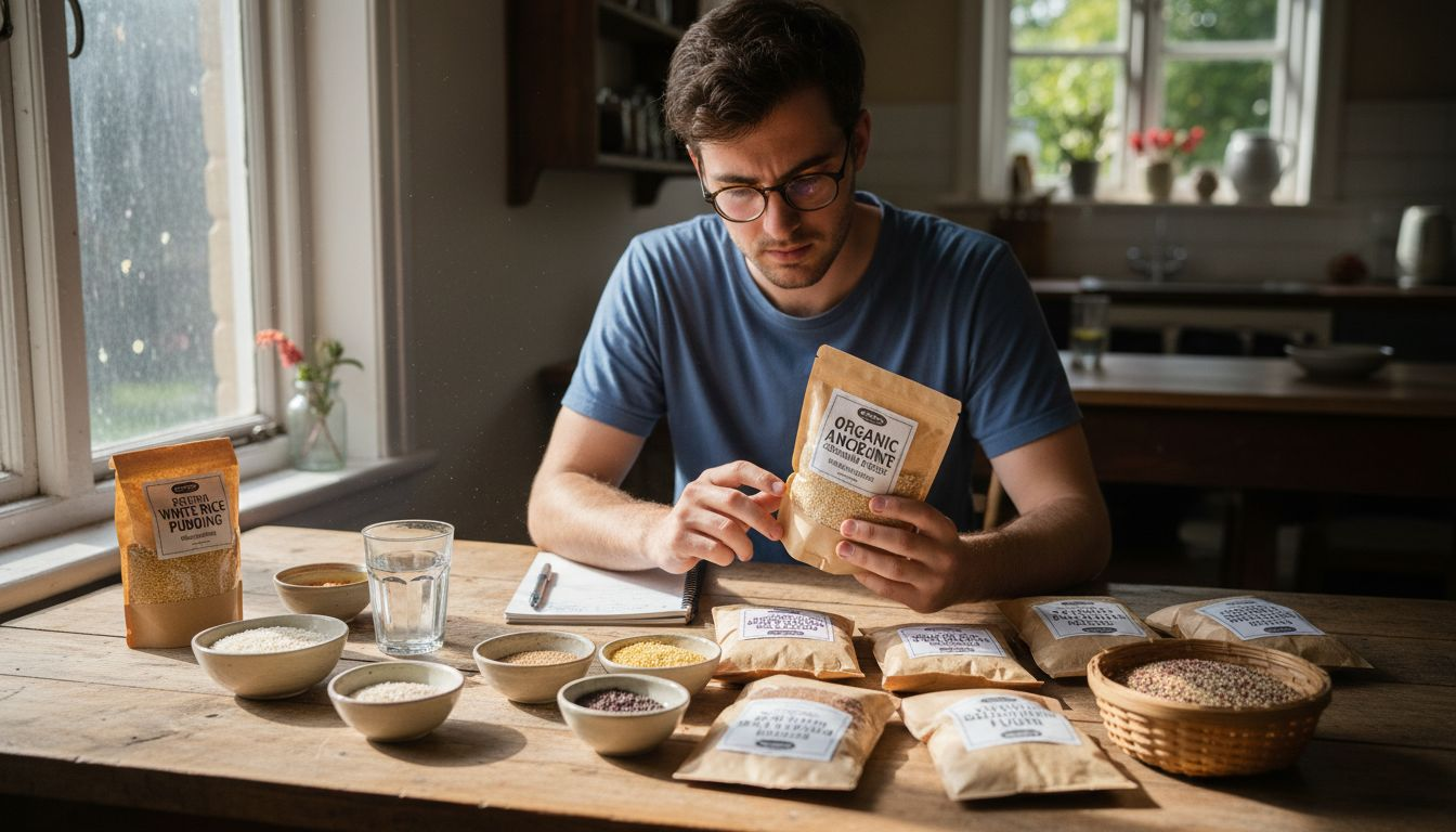 Grain samples compared for gluten content