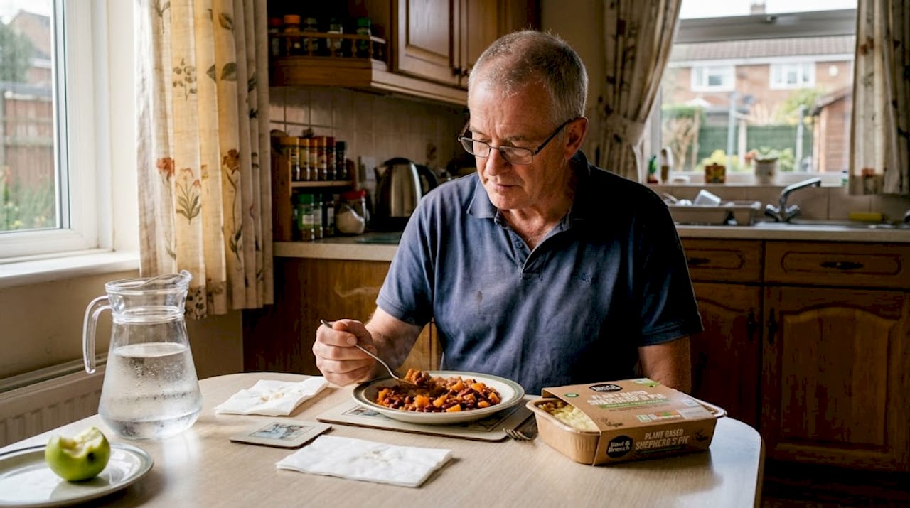 Comparing home-cooked and packaged vegan meals