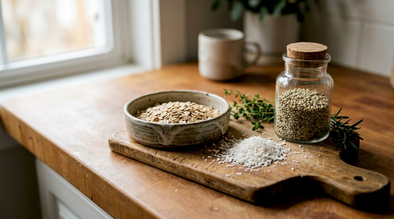 Dry base ingredients for energy balls