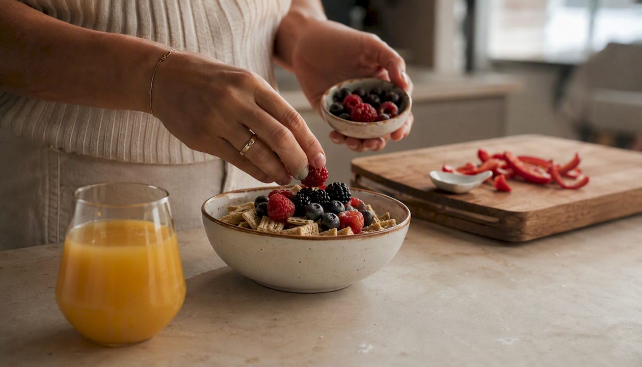 Preparing plant iron-rich fortified cereal breakfast