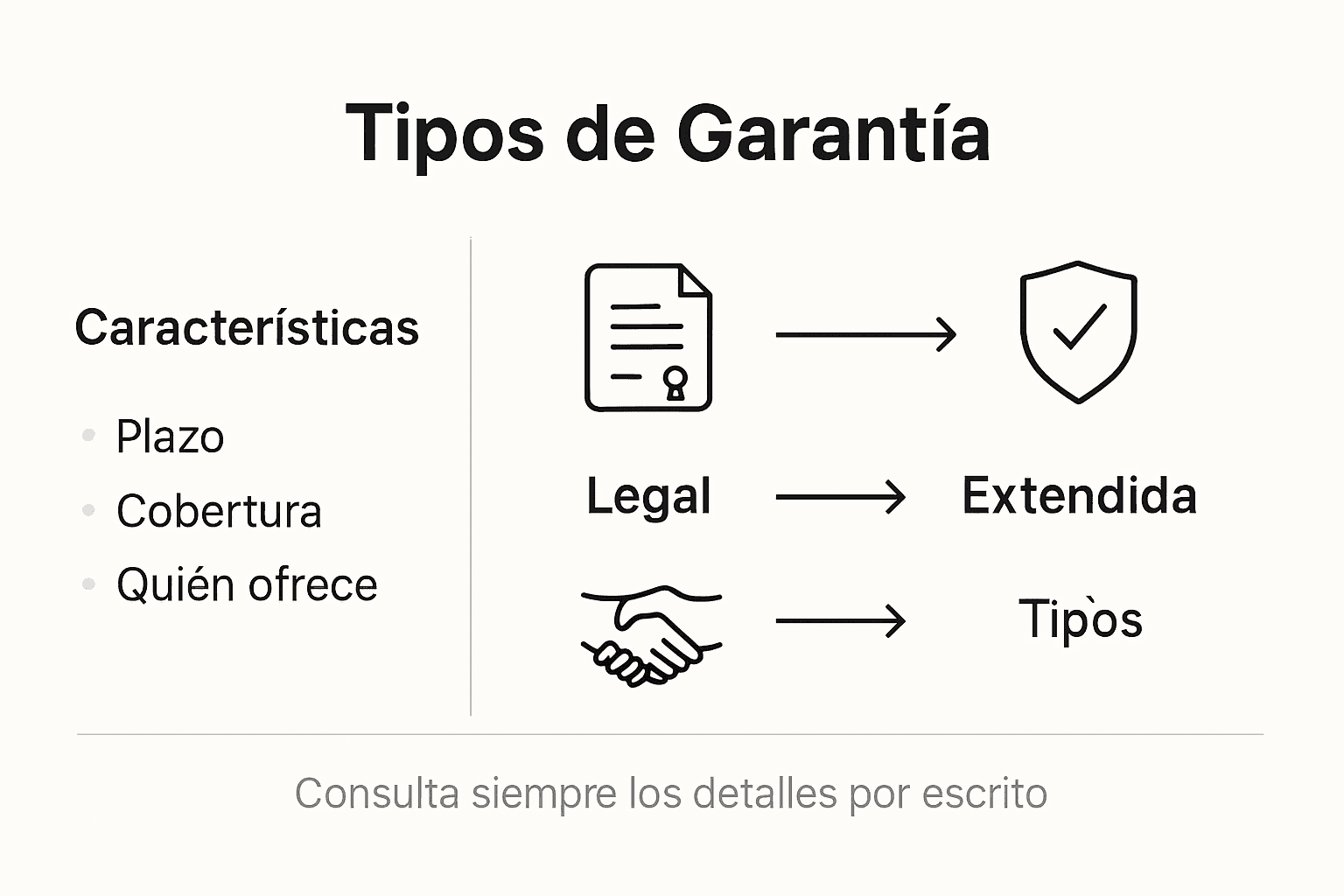 Infografía: conoce los diferentes tipos de garantía contra la humedad y sus principales características
