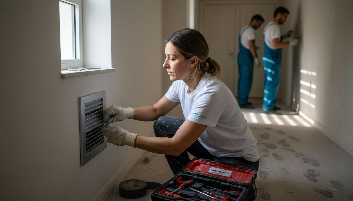 Colocación de rejillas de ventilación en comunidades de vecinos