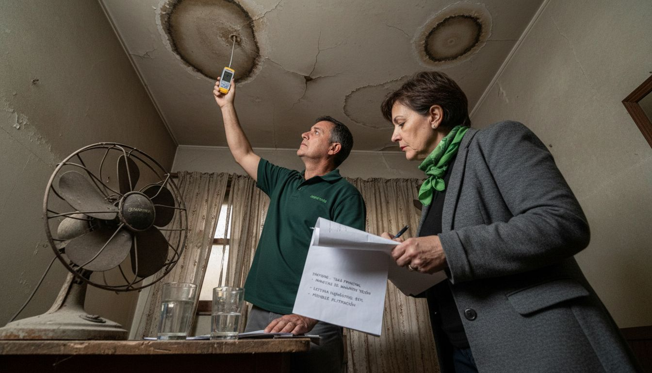 Control de la humedad en el techo de la vivienda