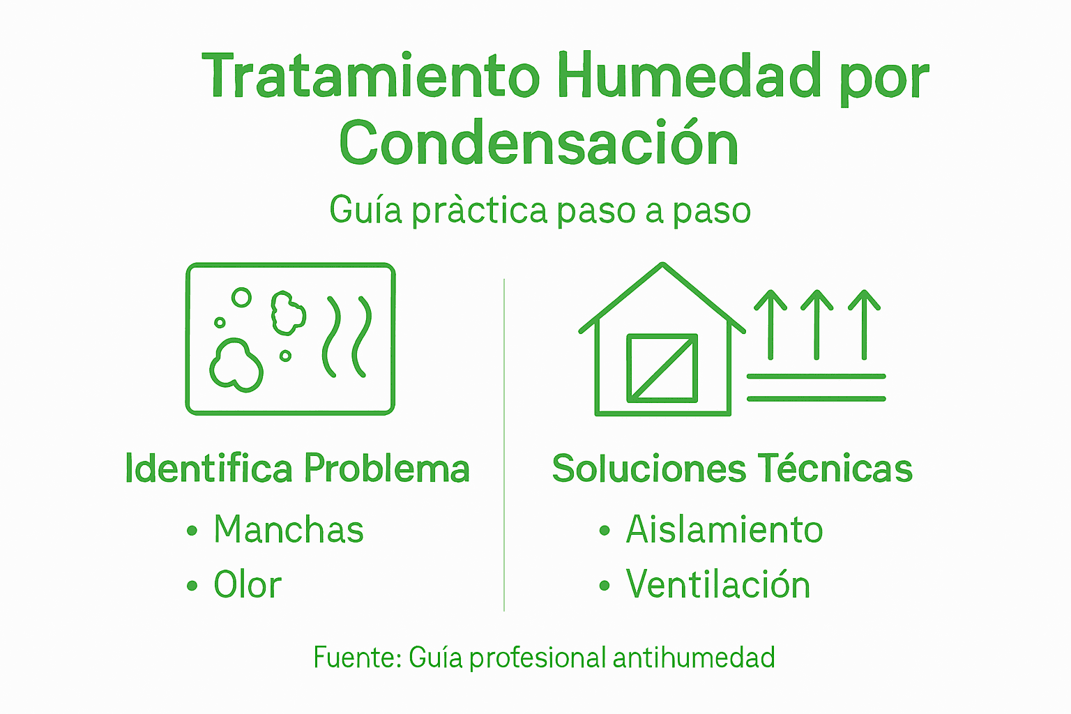 Guía visual para combatir la humedad por condensación