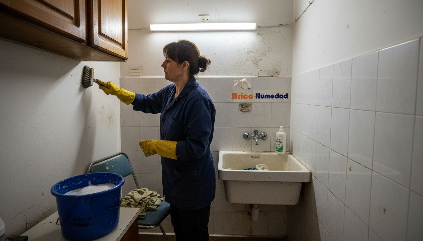 Cómo eliminar el moho de las paredes de casa de forma manual