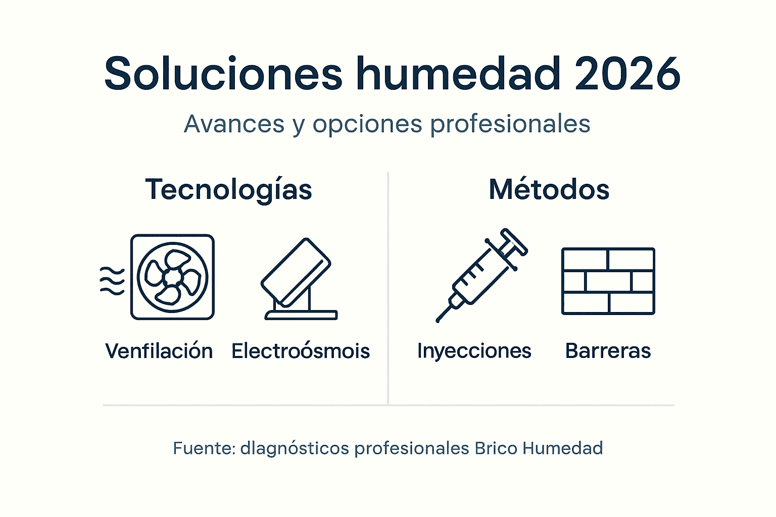 Infografía: Soluciones innovadoras para acabar con la humedad