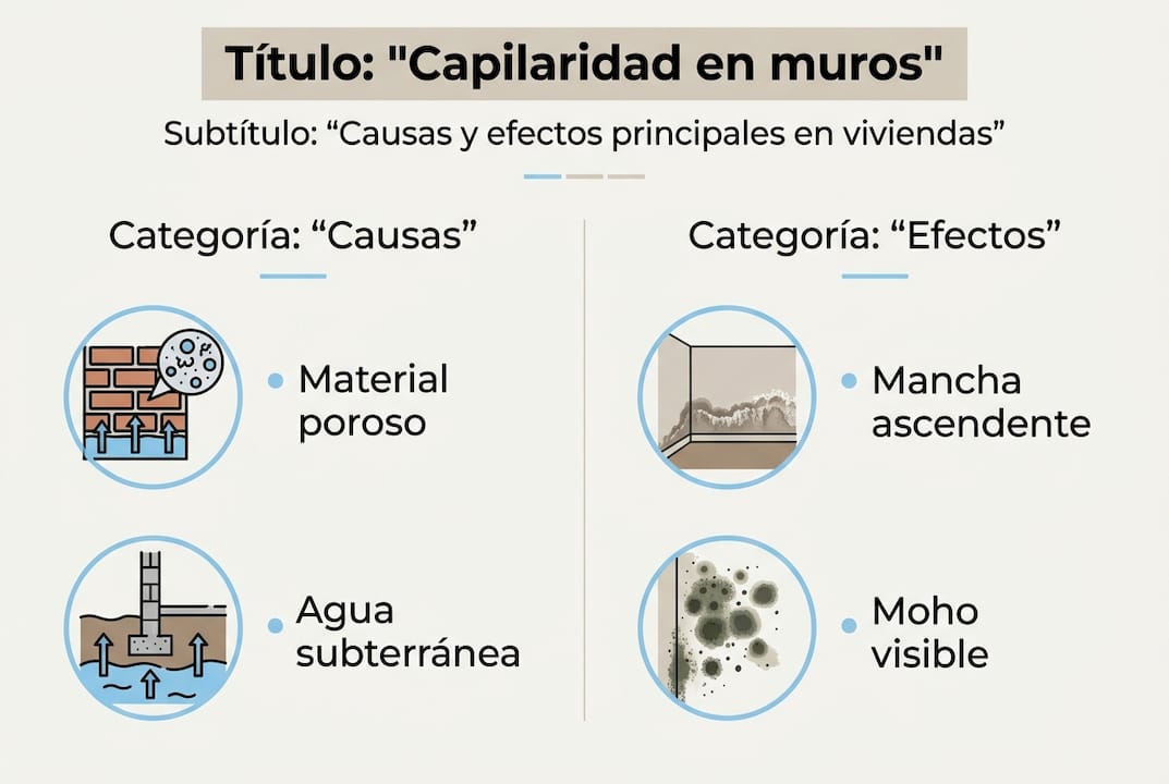 Infografía: ¿Por qué ocurre la capilaridad y qué consecuencias tiene?