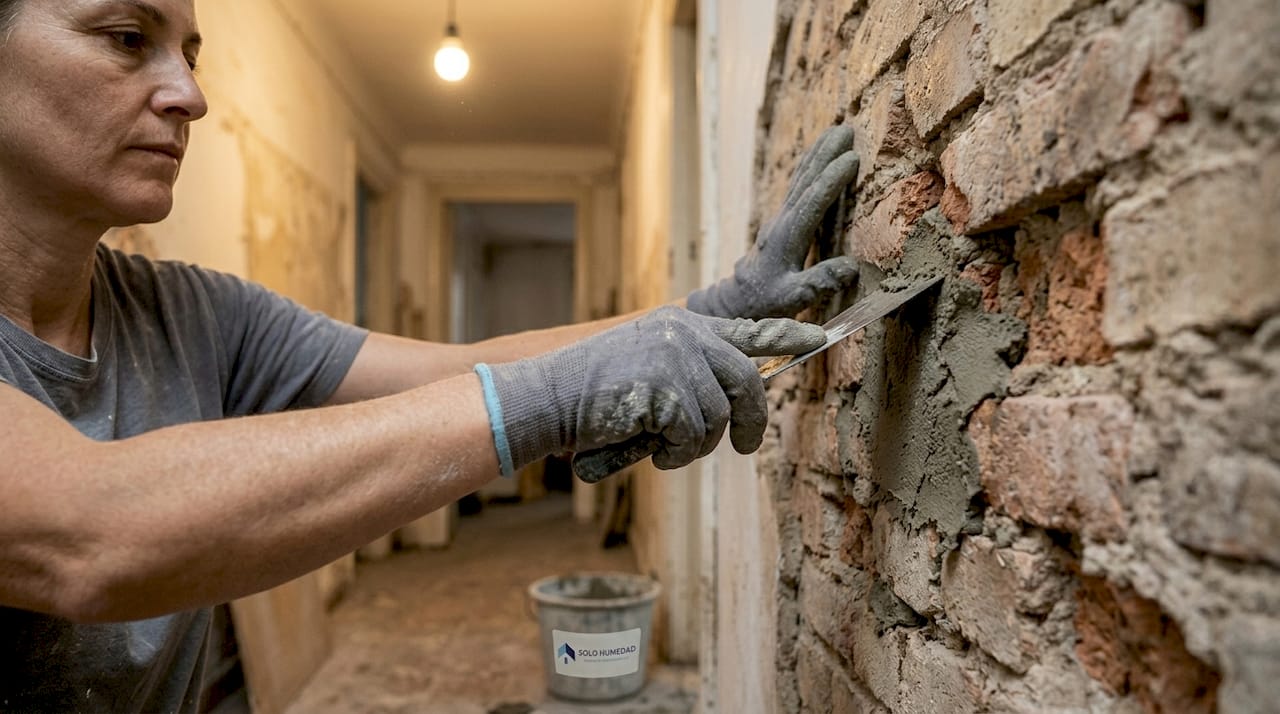 Solución de problemas de humedad en muros