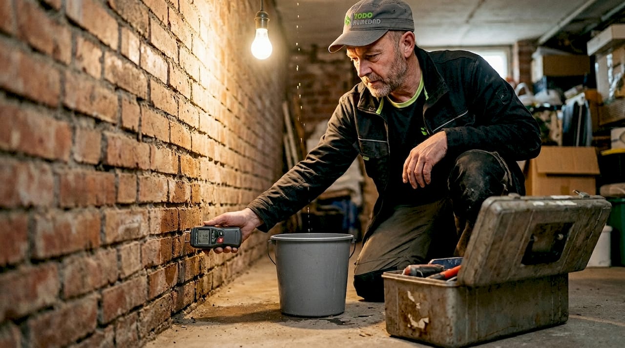 Evaluación de la humedad por capilaridad en el sótano