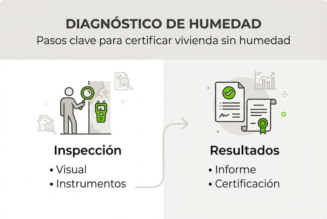 Guía visual para identificar y diagnosticar problemas de humedad