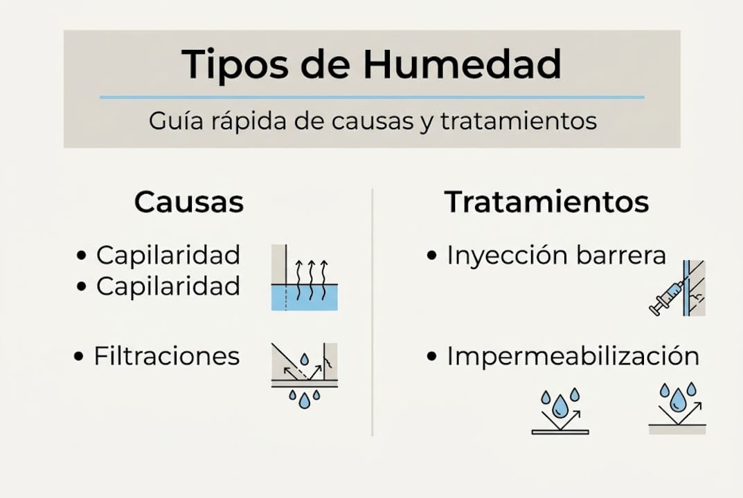 Guía visual: cómo identificar y solucionar las humedades en las paredes