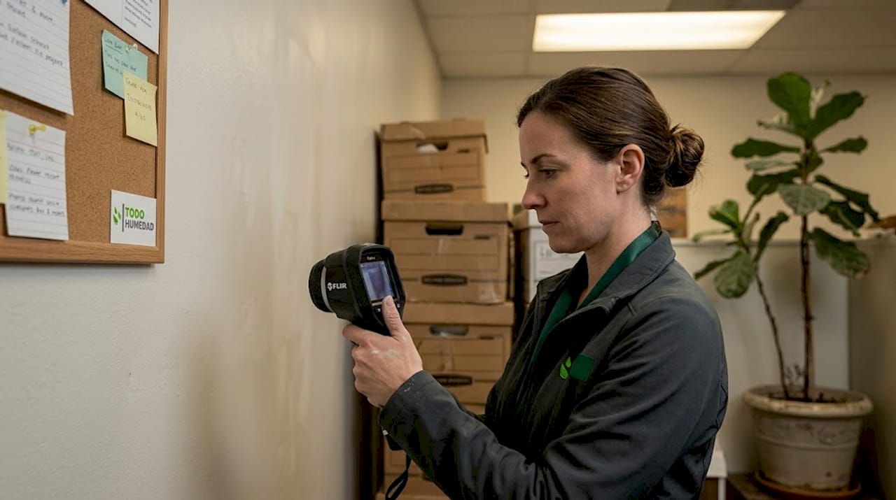 Método de análisis con cámara térmica en entornos de oficina