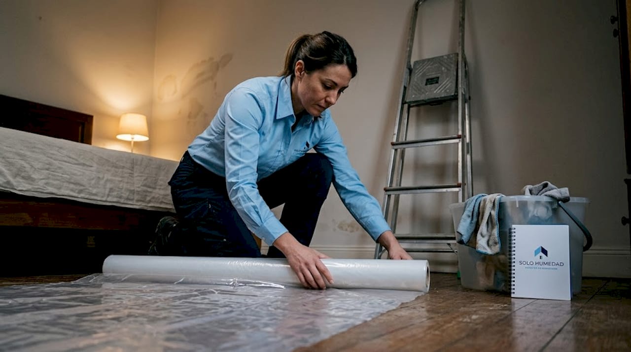 Cómo preparar la zona antes de eliminar la humedad en casa