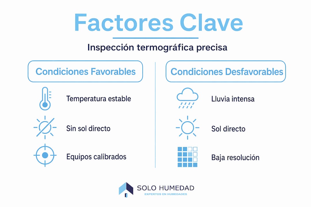 Infografía: aspectos clave a tener en cuenta en la inspección termográfica