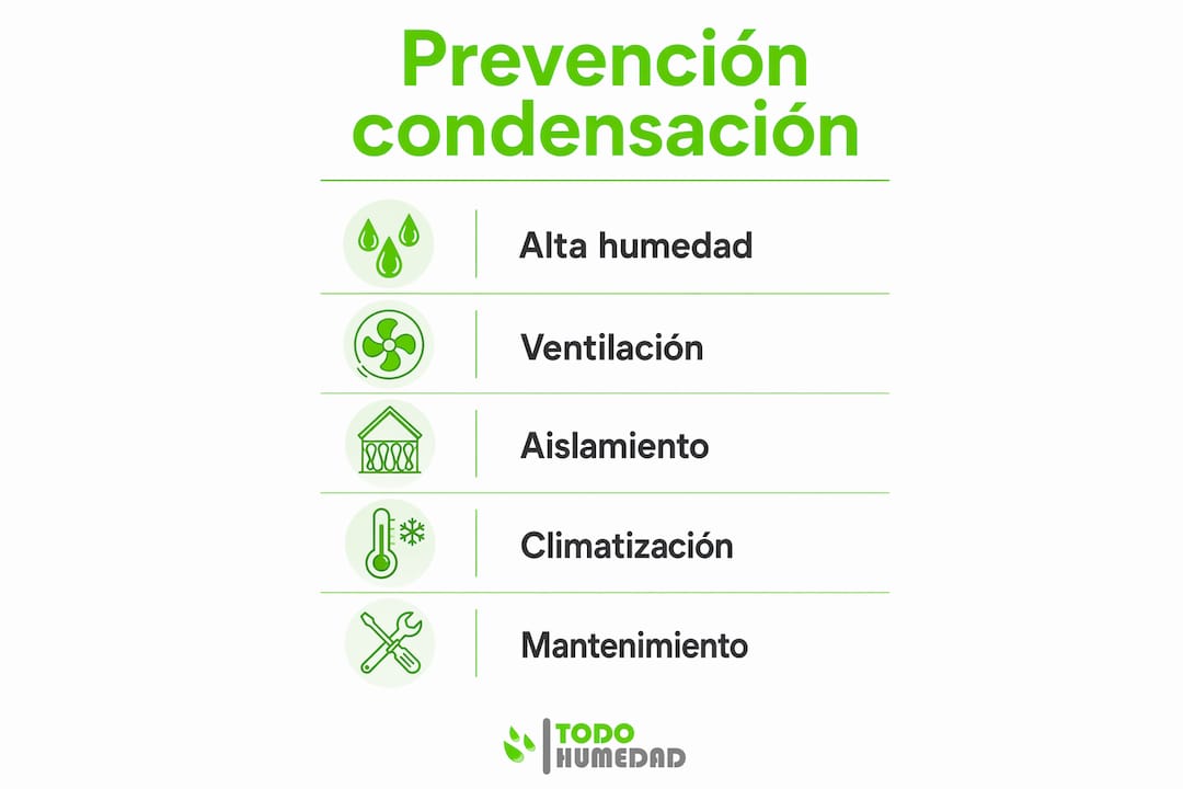 Infografía: Claves para evitar la condensación en negocios y locales comerciales