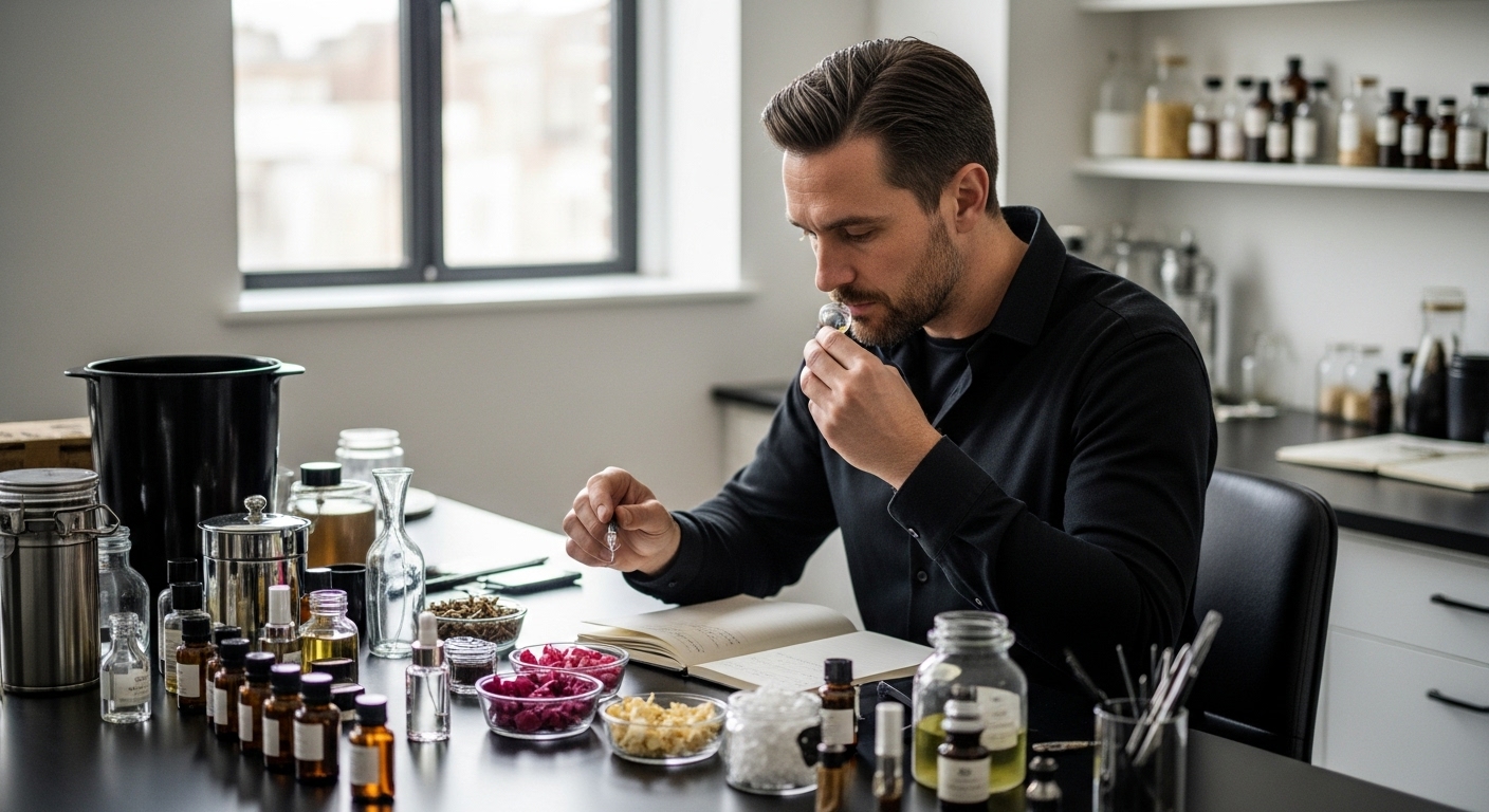 Parfumeur Labor Entwicklung