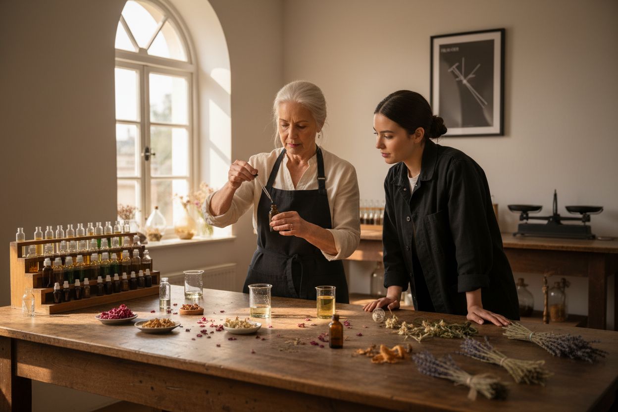 designer fragrance creation process