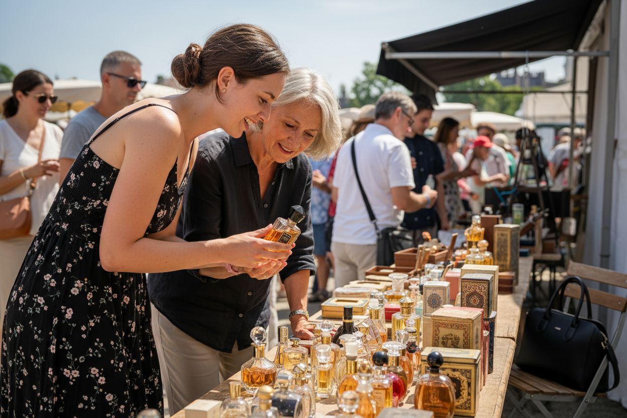 vintage parfum flohmarkt sammler