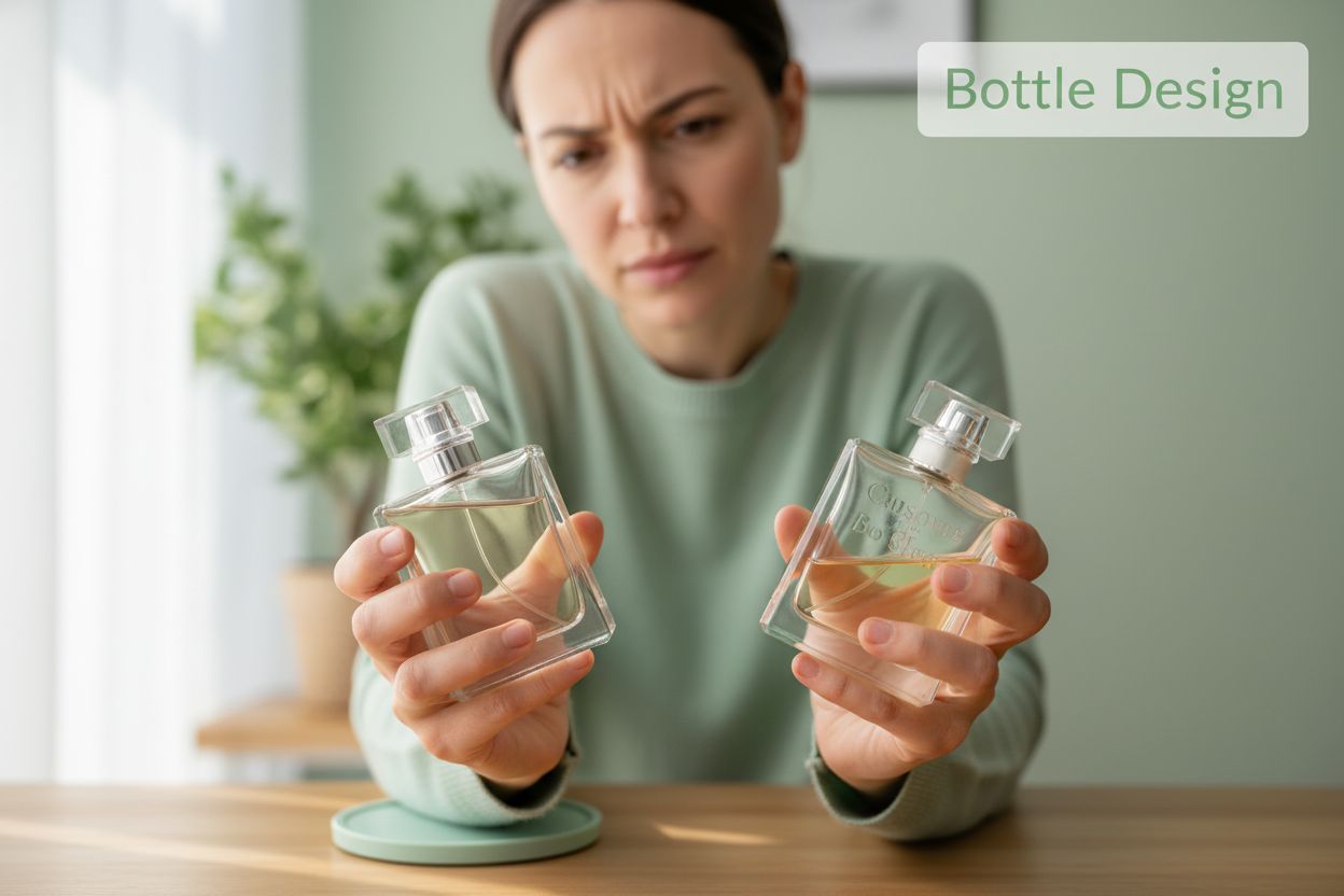 compare perfume bottle authenticity