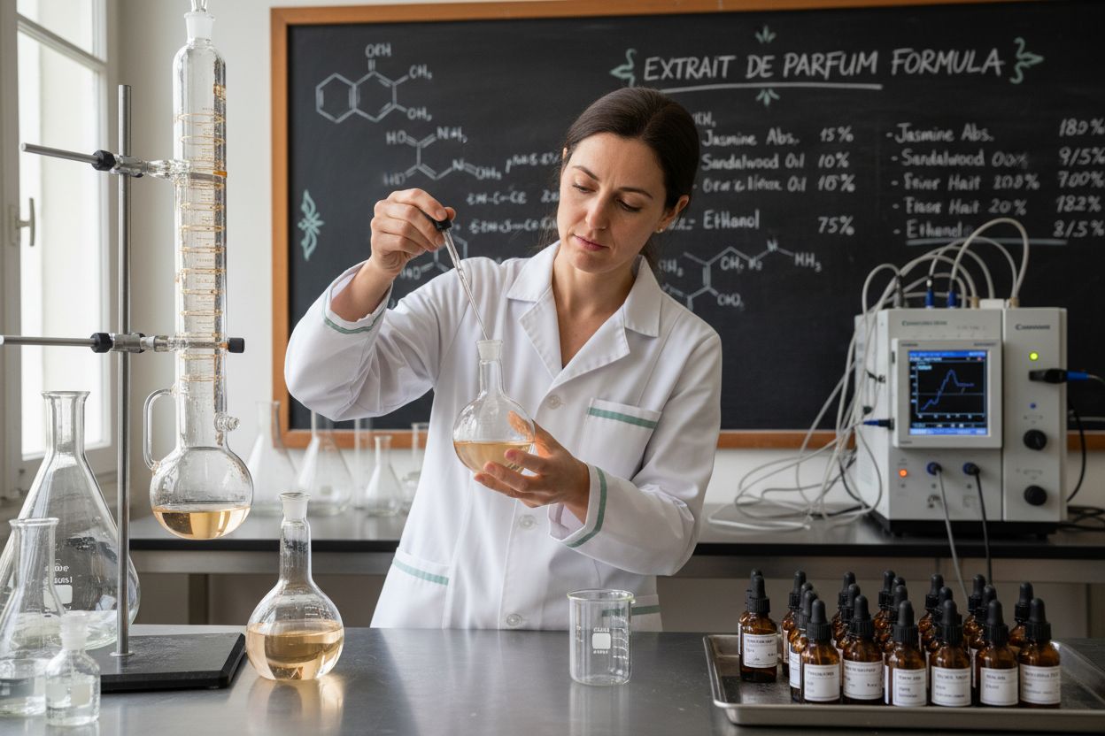 perfumery laboratory process