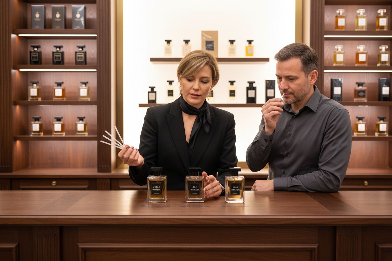 Parfum Beratung Szene