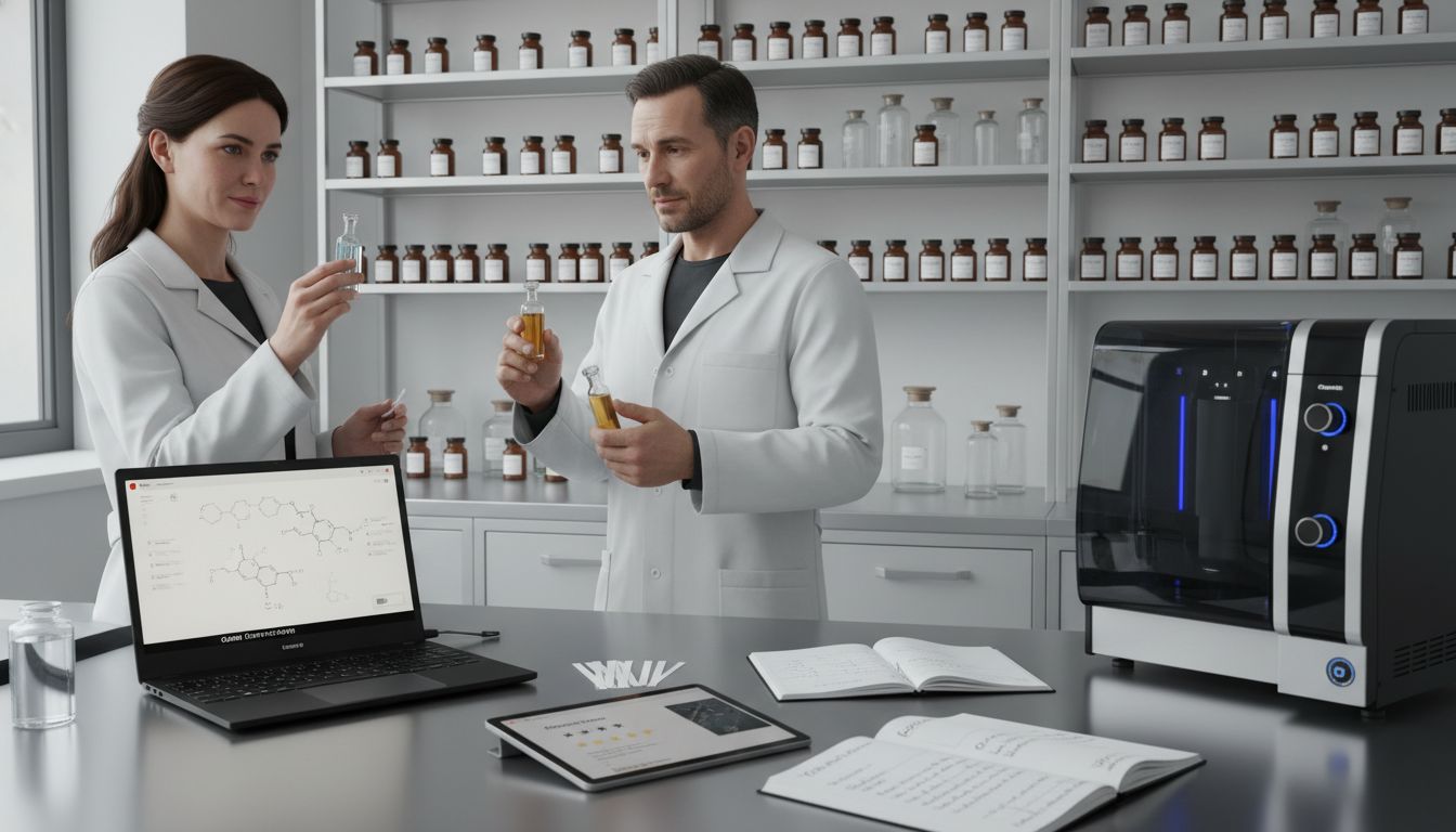 Parfümeure Duftlabor Arbeit