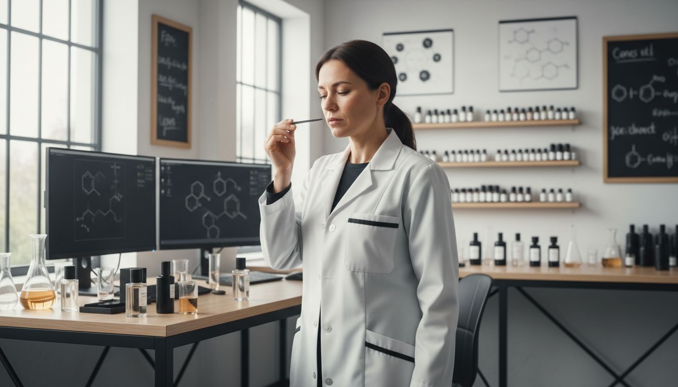 parfüm labor arbeit