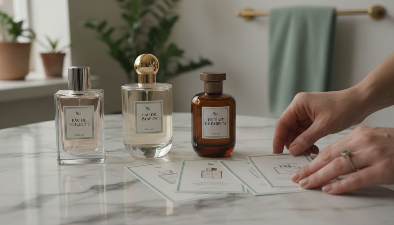 perfume bottle comparison