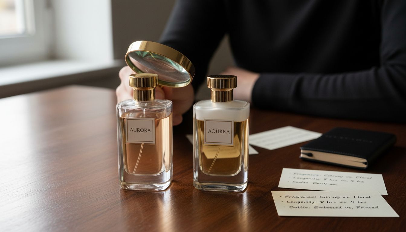 Parfüm Verpackung Vergleich