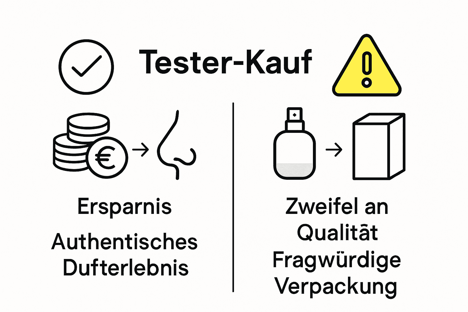 Vorteile und mögliche Nachteile beim Kauf von Parfüm-Testern