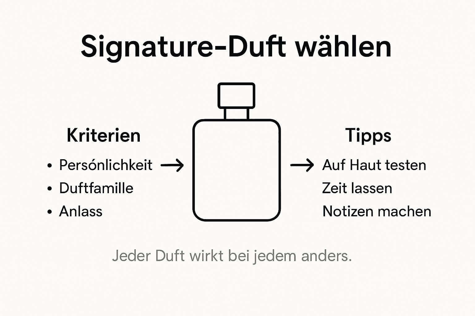 Infografik: So findest du deinen ganz persönlichen Lieblingsduft
