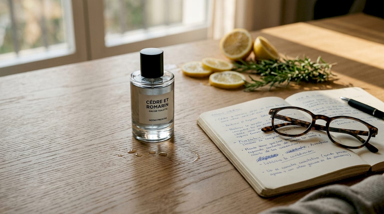 Fragancia elaborada con ingredientes frescos y matices únicos