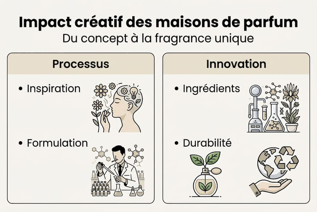 Découvrez en image les étapes clés du processus créatif et les leviers d’innovation qui le dynamisent.