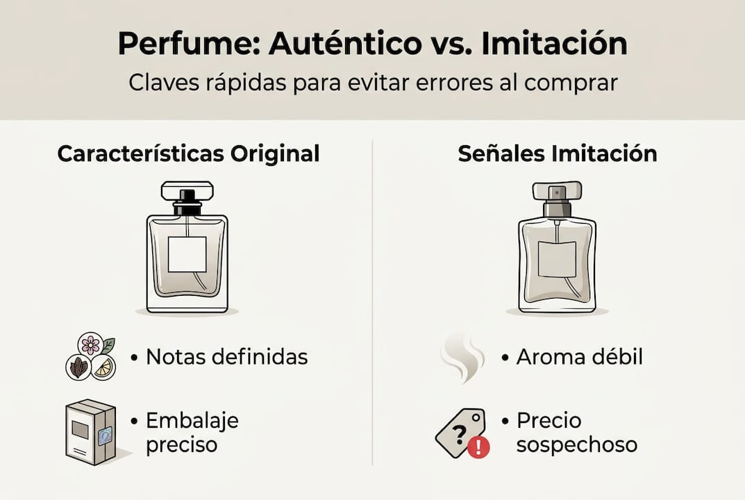 Infografía: ¿Cómo distinguir un perfume auténtico de una copia?