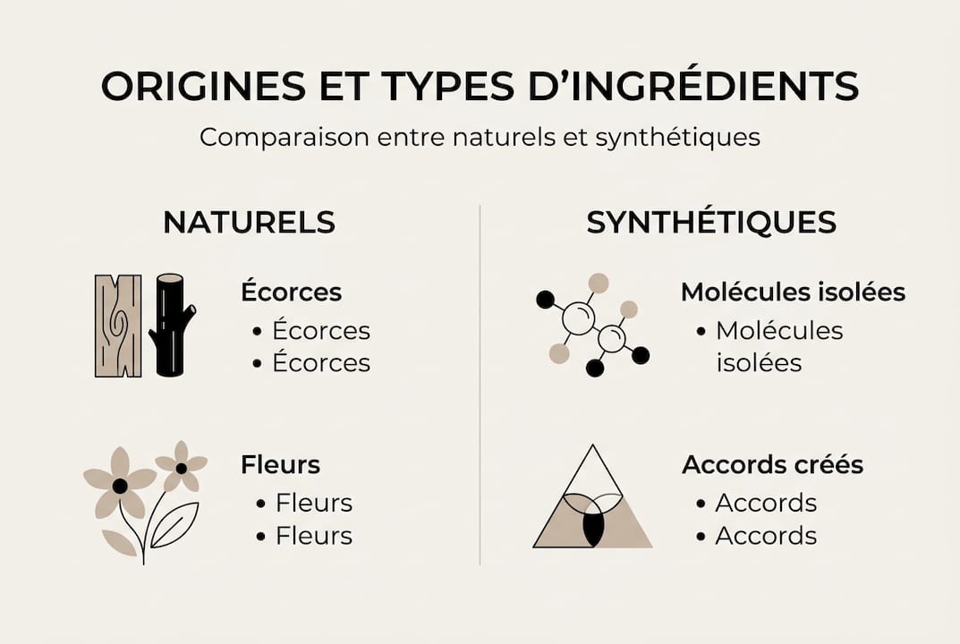 Infographie : tout savoir sur l’origine et la diversité des ingrédients en parfumerie