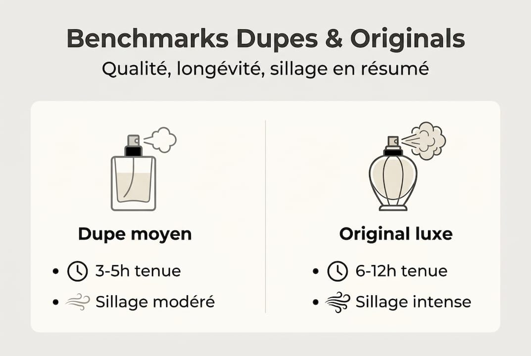 Infographie : le match entre parfums originaux et leurs alternatives