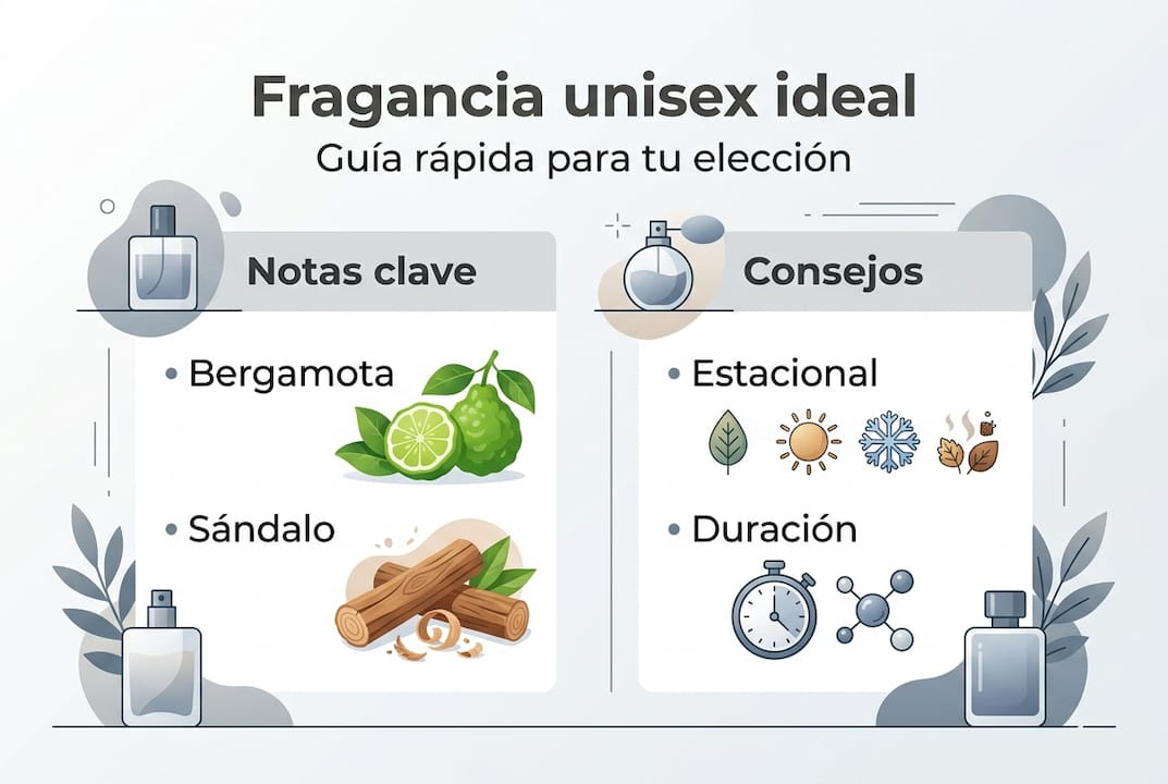 Guía visual para encontrar la fragancia unisex perfecta