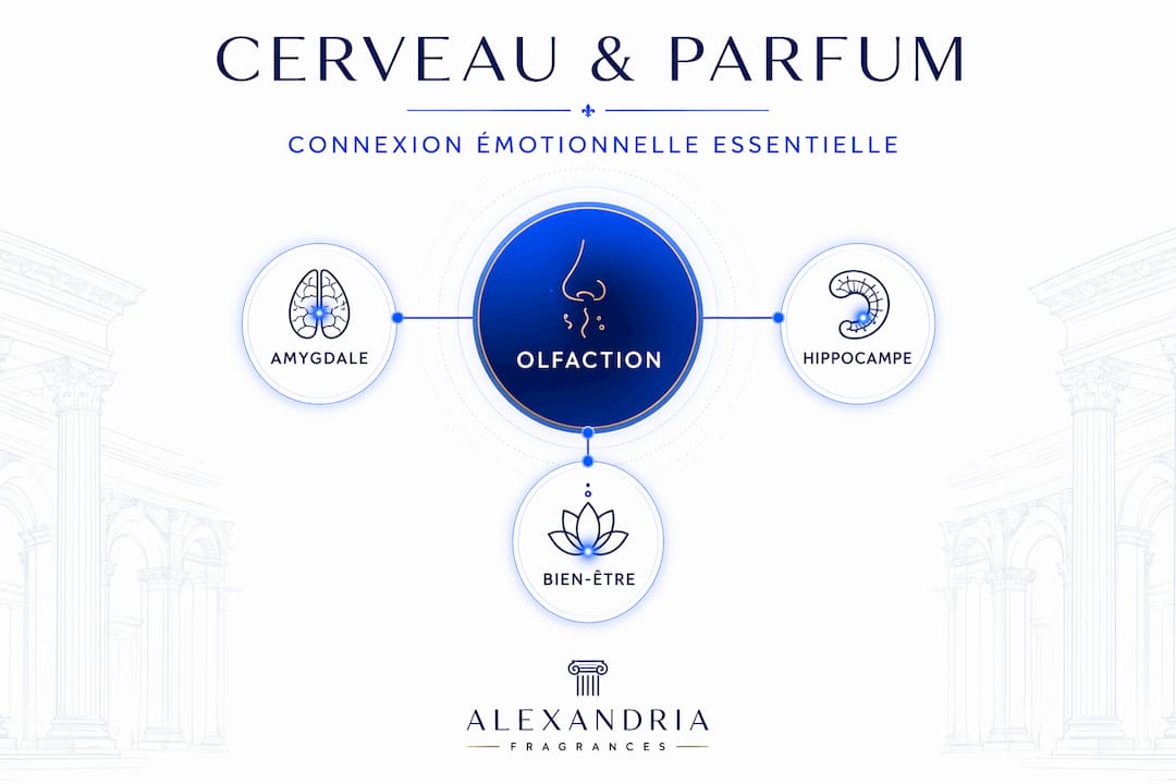 Infographie : comment le parfum influence notre cerveau, étape par étape