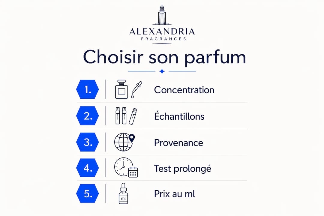 Infographie : comment trouver un parfum à petit prix en quelques étapes