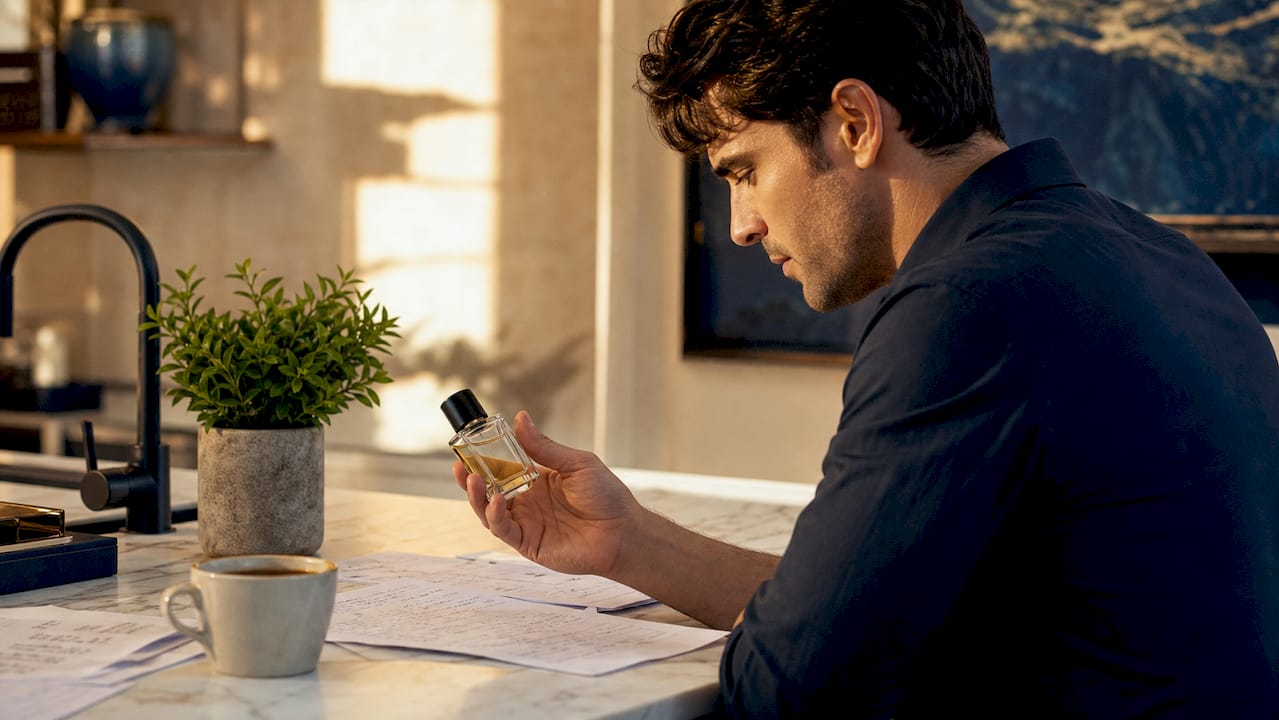Des mains comptent les économies réalisées grâce à un parfum alternatif
